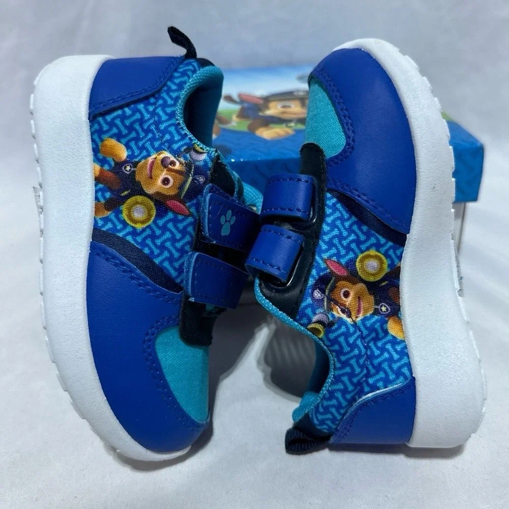 Paw Patrol Velcro Shoes Blue New With Box